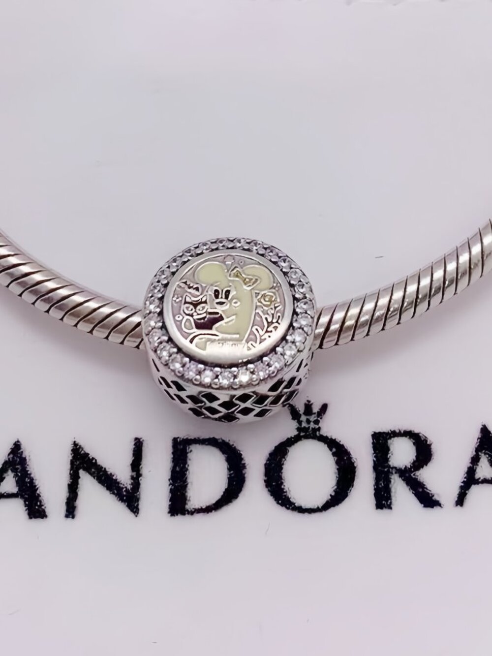 Disney Parks 2025 Mickey & Minnie Ghosts Pandora Charm